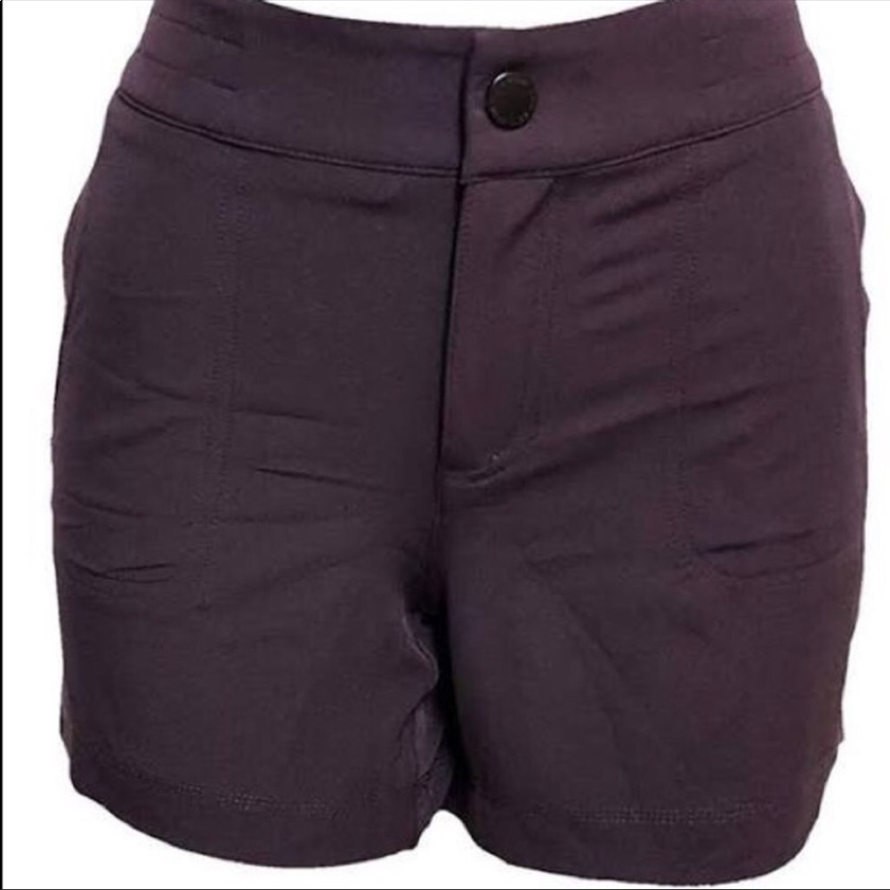 32 Degrees Size 6 Purple Cool Stretch Comfort Woven Shorts